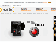 Tablet Screenshot of mediadoghire.com